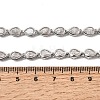 Brass Micro Pave Cubic Zirconia Geometric Tennis Necklaces NJEW-C121-02B-P-5