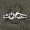 Brass & Clear Cubic Zirconia Finger Rings for Women FS-WGA713C-04-1