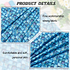Fishscale Pattern Polyester Fabrics DIY-WH0292-79B-4