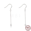 925 Sterling Silver Earring Hooks Findings STER-I014-26S-6