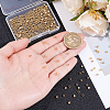 3Bags Brass Crimp Beads KK-BBC0026-09A-3