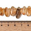 Natural Citrine(Heated) Beads Strands G-P604-A25-01-5