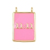 Brass Enamel Pendants KK-L251-01G-C02-1