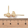Brass Stud Earring Findings KK-R164-05B-G-3