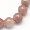 Natural Purple Aventurine Round Beads Strands G-S149-1