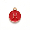 Alloy Enamel Pendants ENAM-S124-01A-07H-2