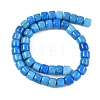 Dyed Glass Beads Strands GLAA-H037-01G-2