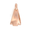 Brass with Cubic Zirconia Pendants KK-Q781-04RG-2