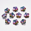 Faceted Glass Rhinestone Charms RGLA-F055-10x10-001VO-1