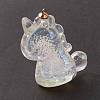 Transparent Acrylic Pendants TACR-P002-03A-01-2