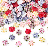 135Pcs 9 Colors Rose Flower Resin Cabochons MRMJ-TA0001-50-3