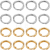2 Colors 304 Stainless Steel Split Rings STAS-SC0009-25D-1