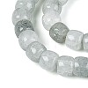 Baking Paint Crackle Glass Beads Strands DGLA-N019-02A-08-3