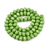 Opaque Solid Color Imitation Jade Glass Beads Strands EGLA-A044-P8mm-D30-3