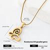 304 Stainless Steel Pendant Necklaces for Women QS1724-3-1