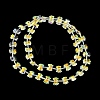 Electroplate Glass Beads Strands EGLA-B006-02A-AB01-2