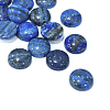 Dyed Natural Lapis Lazuli Gemstone Dome/Half Round Cabochons G-J330-06-25mm-1