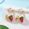 Acrylic Heart Locket Hoop Earrings EJEW-JE06844-01-1