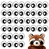 20 Pairs Polyester Cloth Self-adhesive Patches DIY-PH0038-19A-1