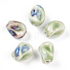 Handmade Porcelain Beads PORC-N008-06G-1