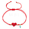 Round Synthetic Turquoise Charm Bracelets HY7206-1-1