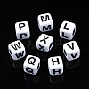 Opaque Acrylic Beads SACR-S273-35E-01-1