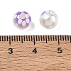Sports Printed ABS Plastic Beads PL-CBA1C22-04-3