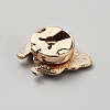 Alloy Rhinestone Cufflinks BUTT-WH0024-077A-2