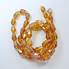 Electroplate Glass Beads Strands X-EGLA-T013-05N-2
