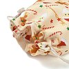 Christmas Theme Cloth Printed Storage Bags ABAG-F010-02B-04-3