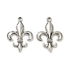 Lily Symbol Tibetan Style Alloy Pendants PALLOY-E776-01AS-01-1