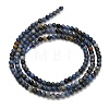 Natural Dumortierite Beads Strands G-Z116-A26-2mm-3