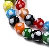 Handmade Lampwork Beads LAMP-D002-6mm-01C-3