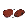 Natural Red Jasper Pendants G-N362-04P-03-2