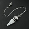 Natural Quartz Crystal Cone Dowsing Pendulum Big Pendants G-C114-02P-21-6