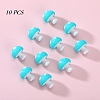 10Pcs Mushroom Silicone Focal Beads JX901I-01-1