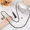 Adjustable Black Imitation Leather Bag Straps PURS-CL0001-55B-3