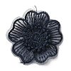 Lace Polyester Embroidery Organza Ornament Accessories PATC-WH0003-03E-1