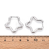 304 Stainless Steel Hoop Earrings STAS-T074-21P-3