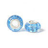 Rondelle Resin European Beads RPDL-A001-01-4