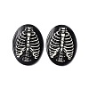 Halloween Cameos Opaque Resin Cabochons RESI-C017-01F-2