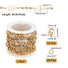 DIY Leaf Chain Bracelet Necklace Maknig Kit DIY-CA0005-12-2