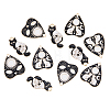 30Pcs 3 Style Alloy Enamel Pendants ENAM-DC0001-18-3