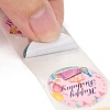 Birthday Themed Pattern Self-Adhesive Stickers DIY-E023-08B-4