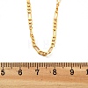 Brass Figaro Chains Necklaces for Women NJEW-D302-29G-5