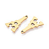 201 Stainless Steel Pendants STAS-T073-43G-2
