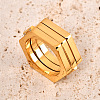 304 Stainless Steel Folding Finger Rings for Men WG34ADE-03-1
