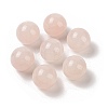 Natural Rose Quartz No Hole Sphere Beads G-K353-04D-01-1