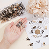 120Pcs 4 Colors Iron Ball Chain Connectors IFIN-AR0001-17-3