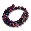 Natural Tiger Eye Beads Strands G-B133-A02-10mm-10-5